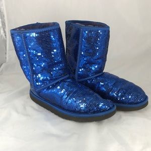 UGG Royal Blue Booties size 8